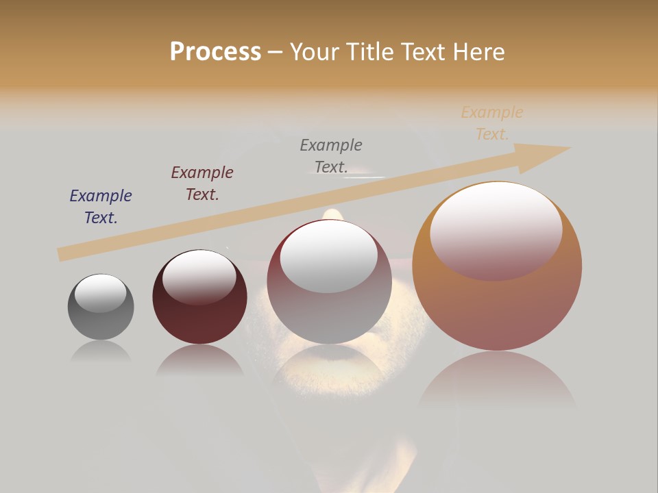 Closeup Studio Face PowerPoint Template