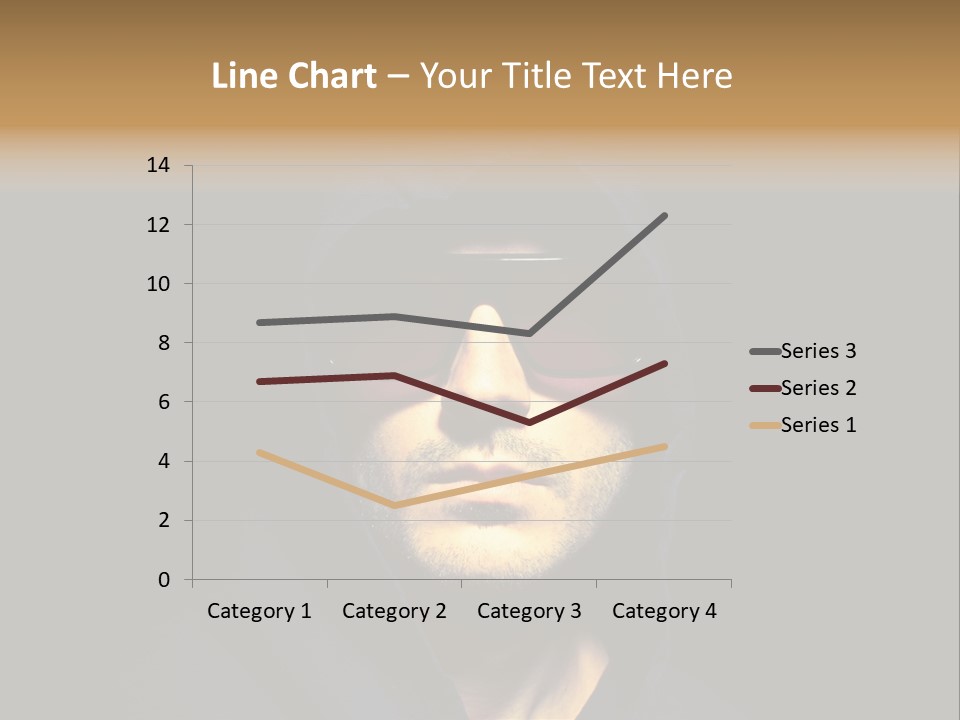 Closeup Studio Face PowerPoint Template