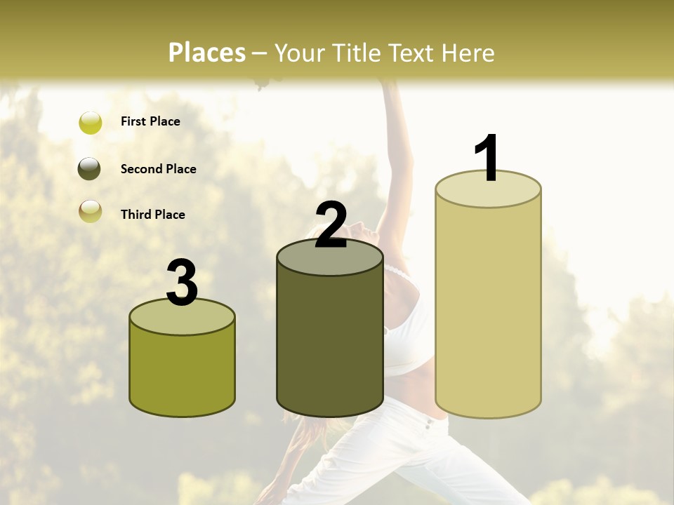 Young Girl Serene PowerPoint Template