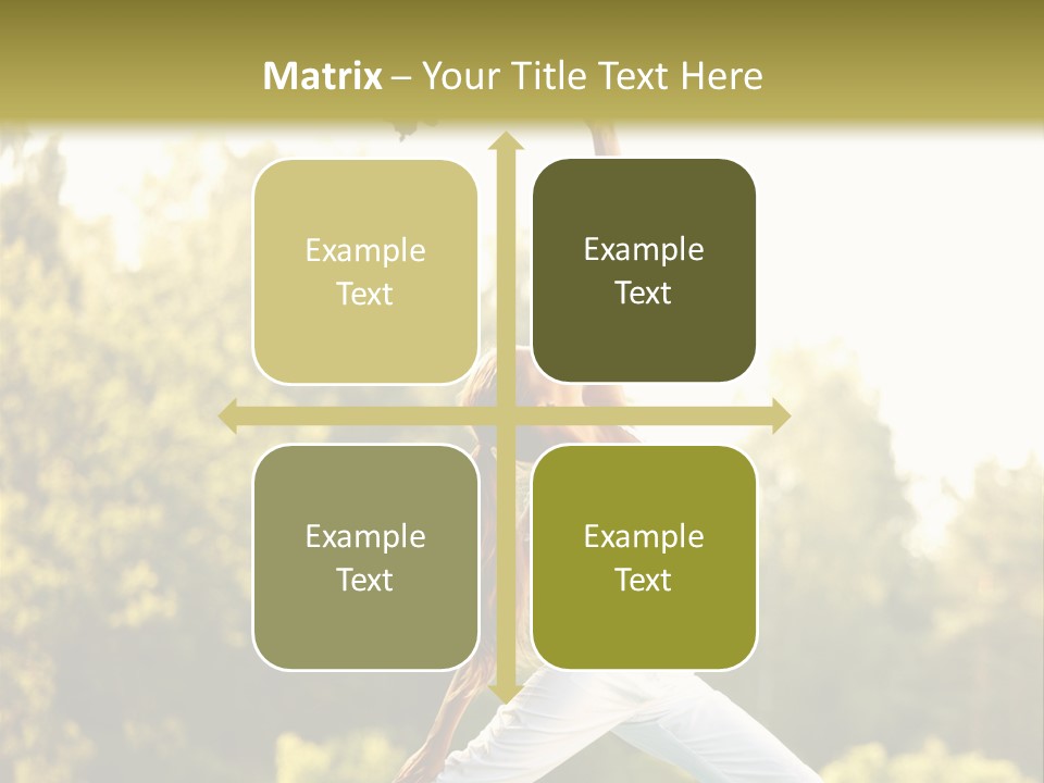 Young Girl Serene PowerPoint Template