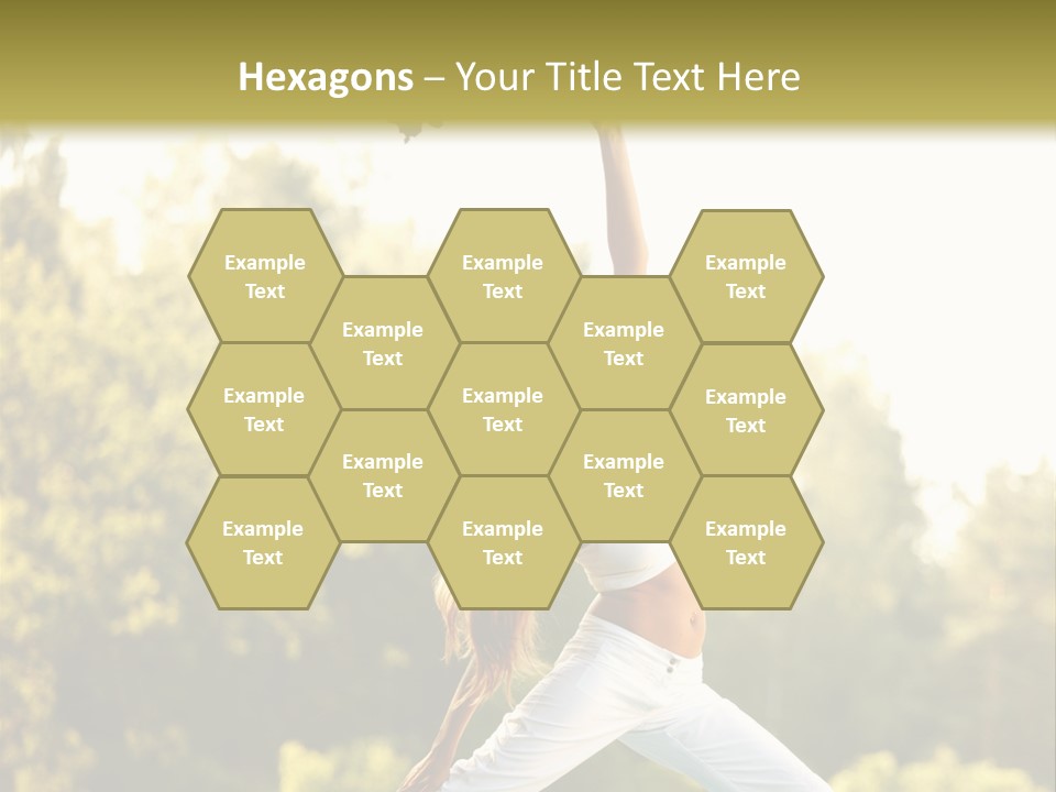 Young Girl Serene PowerPoint Template