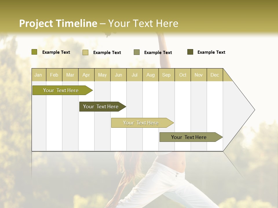 Young Girl Serene PowerPoint Template