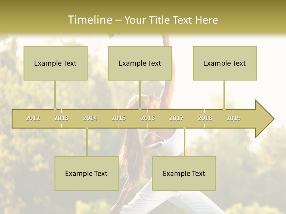 Young Girl Serene PowerPoint Template