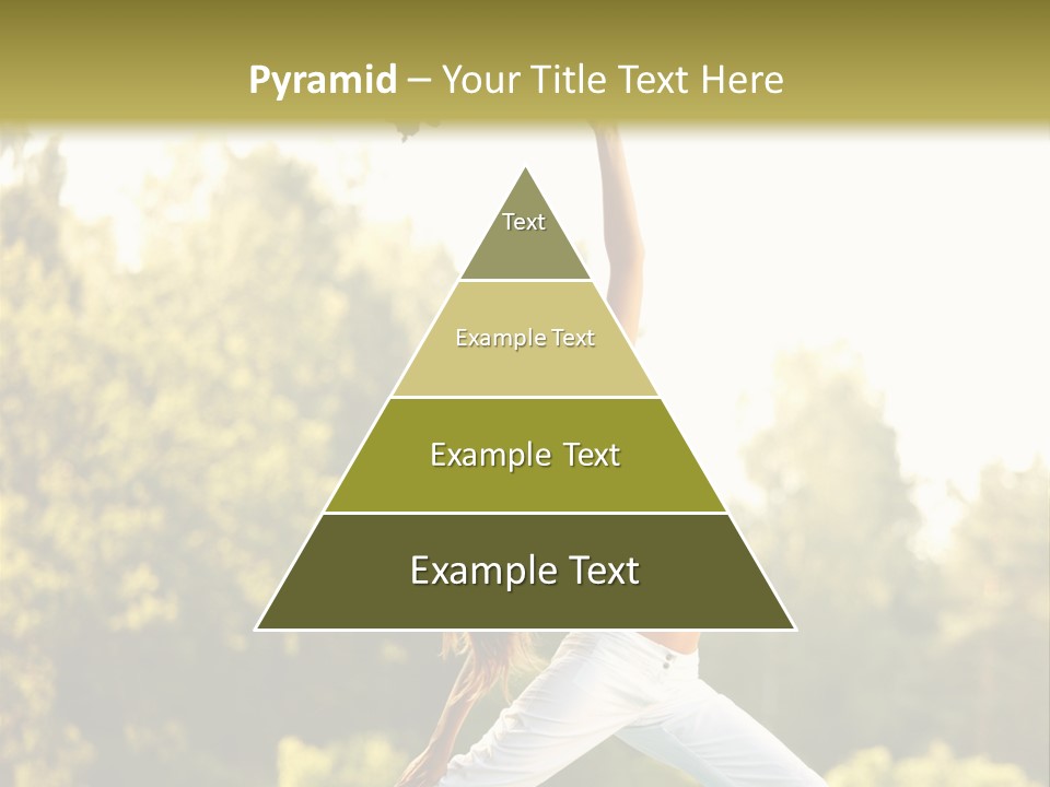 Young Girl Serene PowerPoint Template