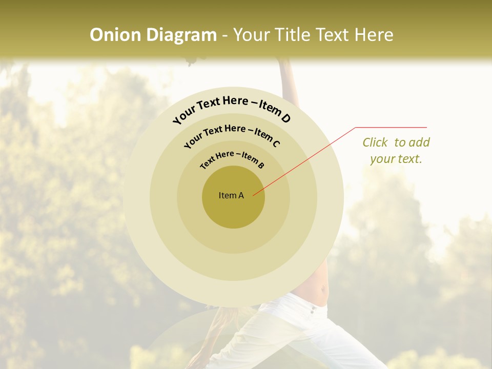 Young Girl Serene PowerPoint Template