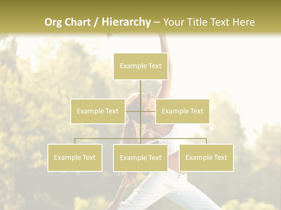 Young Girl Serene PowerPoint Template