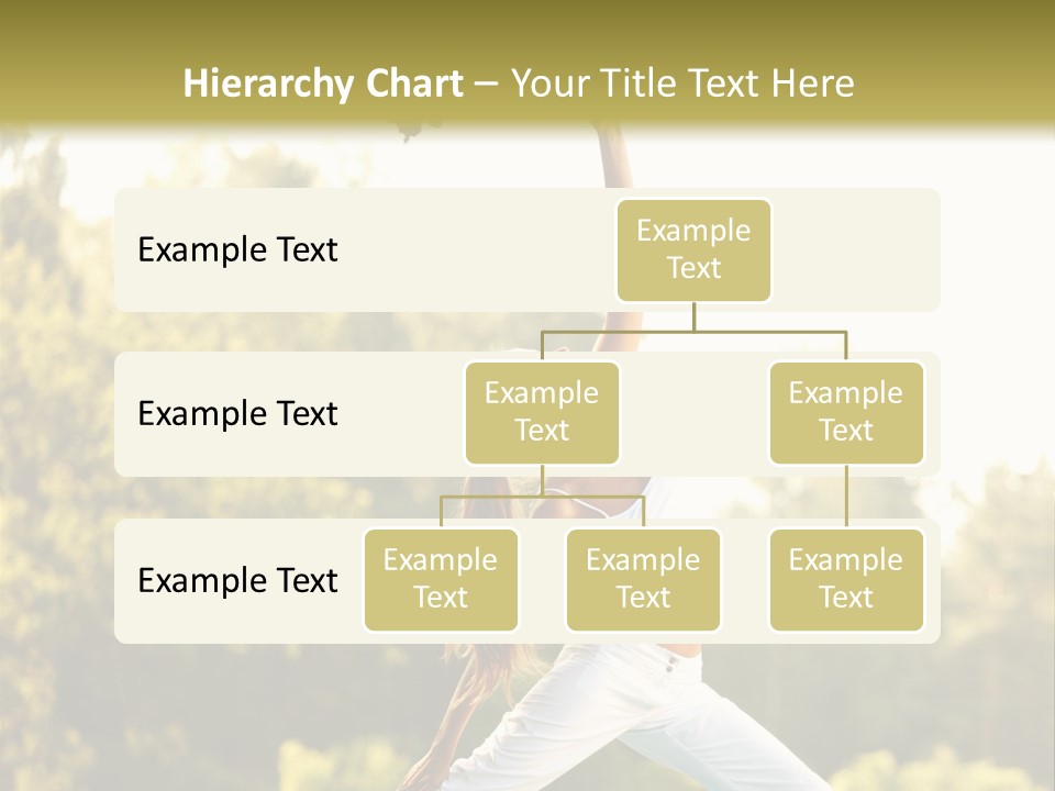 Young Girl Serene PowerPoint Template