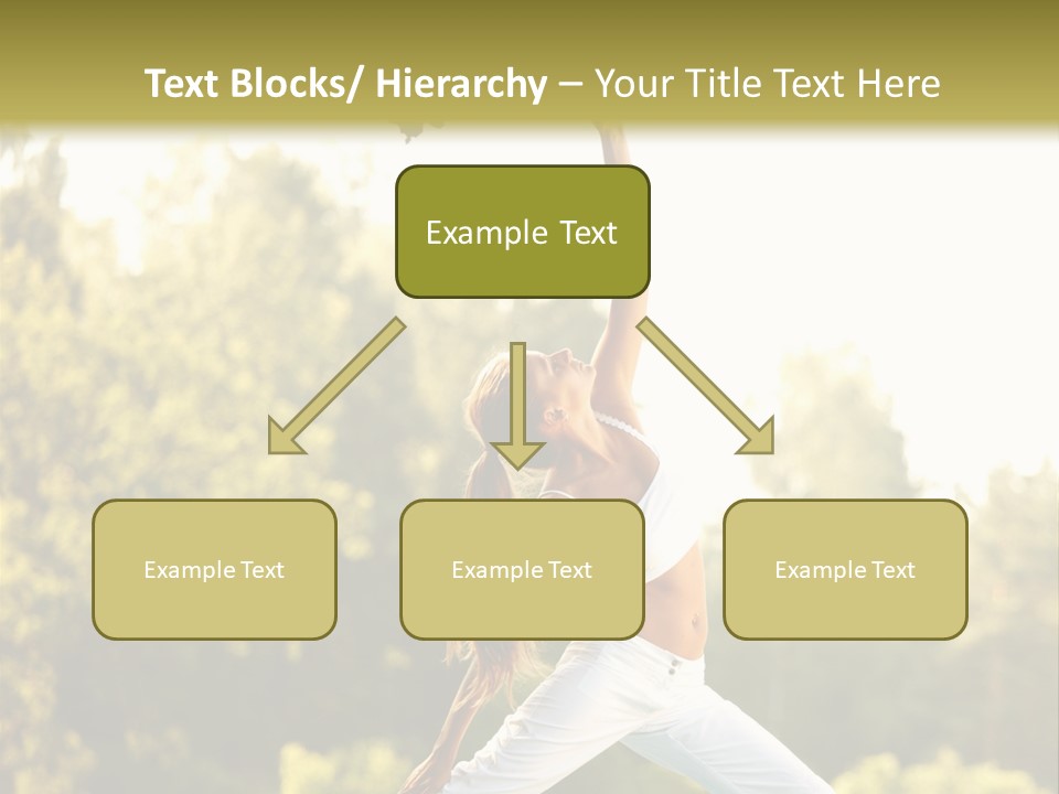 Young Girl Serene PowerPoint Template