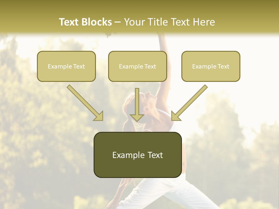 Young Girl Serene PowerPoint Template