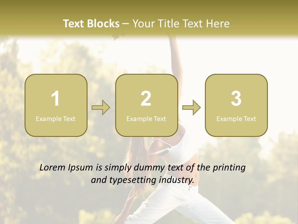 Young Girl Serene PowerPoint Template