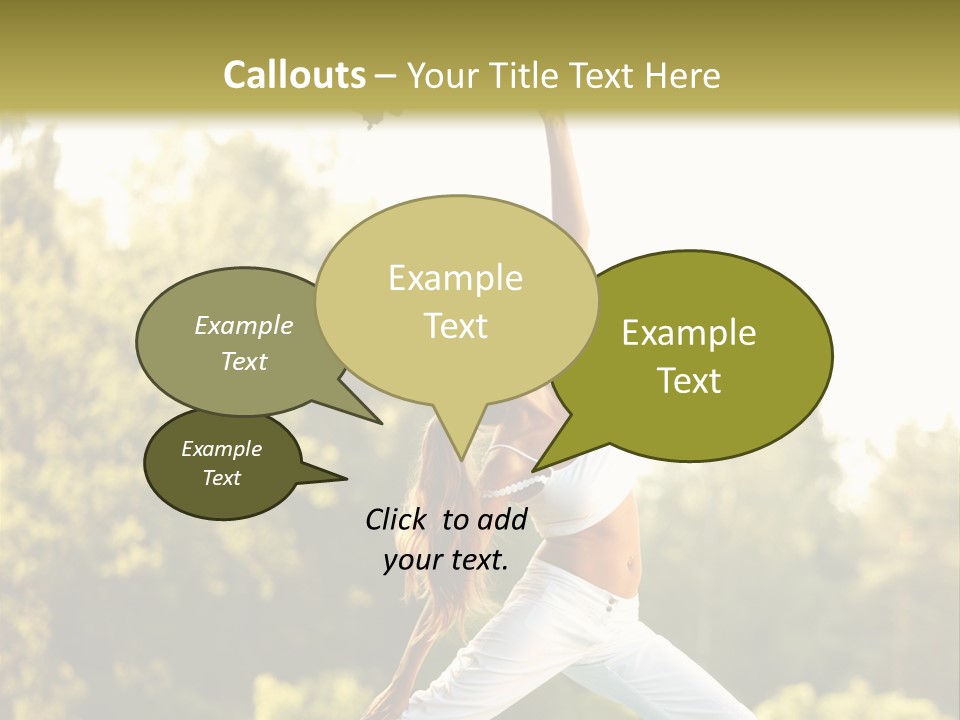 Young Girl Serene PowerPoint Template