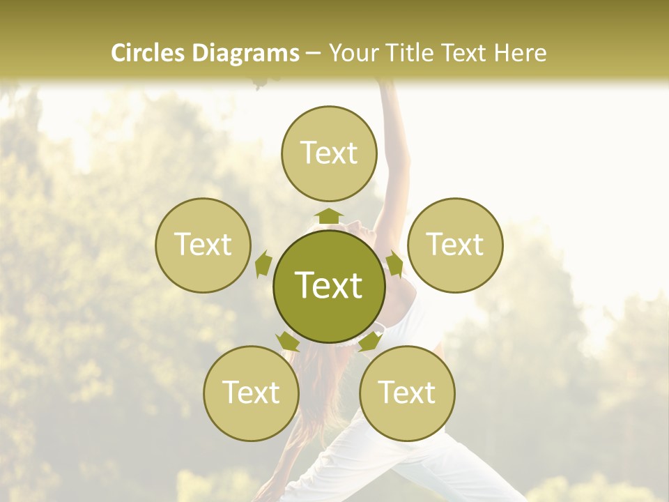 Young Girl Serene PowerPoint Template