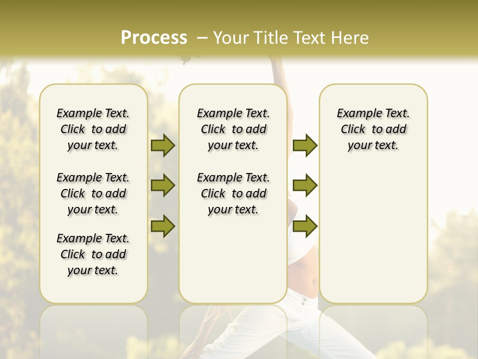 Young Girl Serene PowerPoint Template