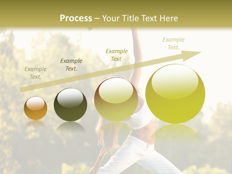 Young Girl Serene PowerPoint Template