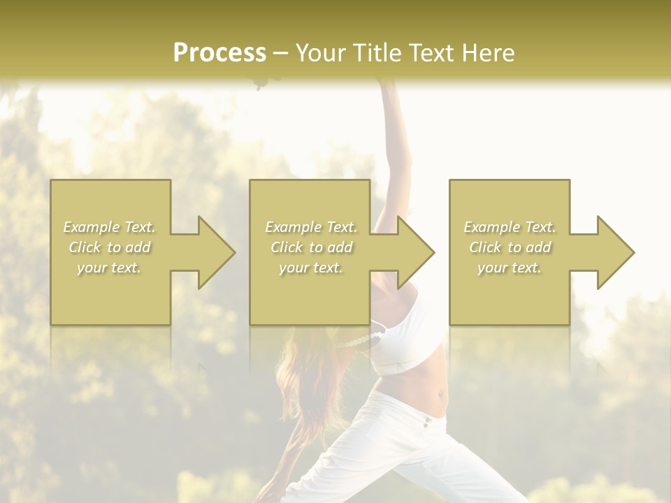 Young Girl Serene PowerPoint Template