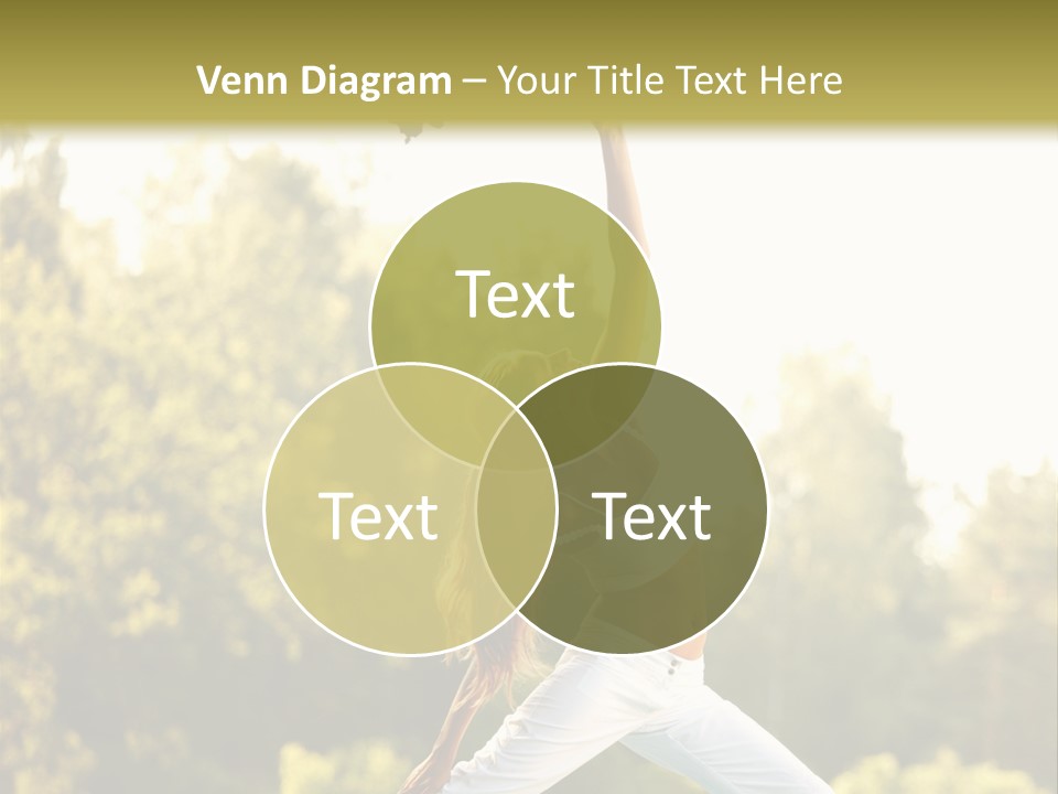 Young Girl Serene PowerPoint Template