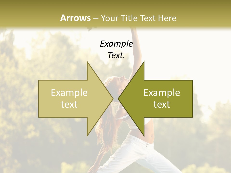 Young Girl Serene PowerPoint Template