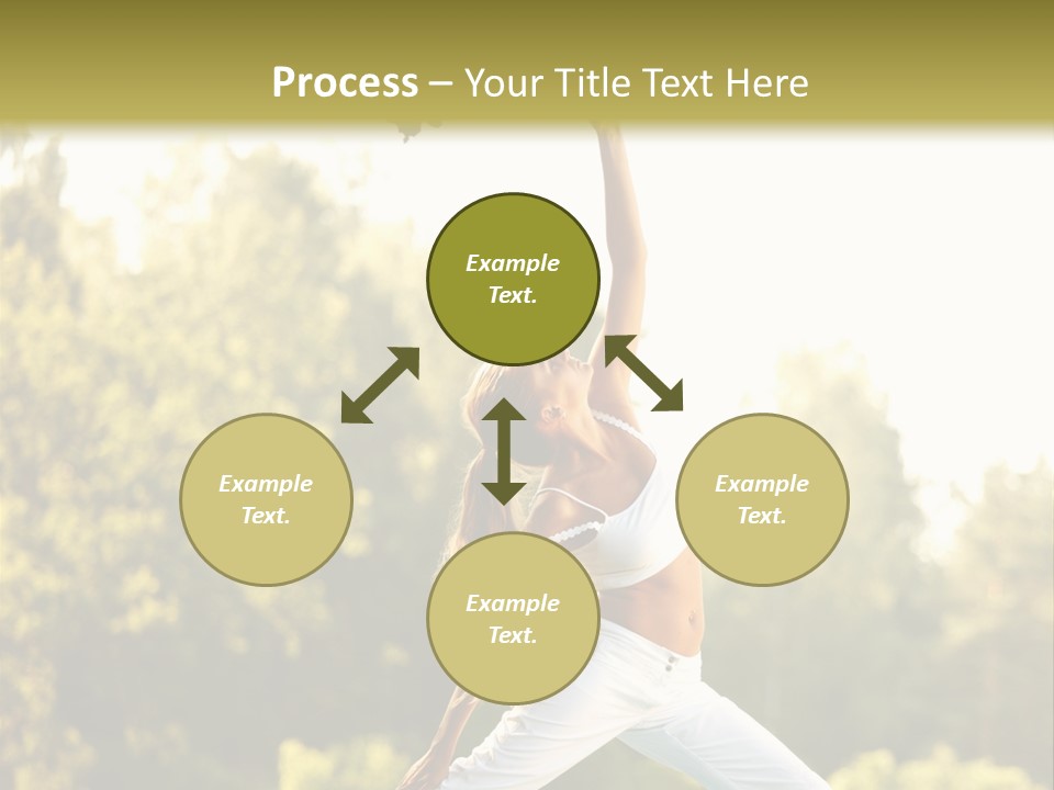 Young Girl Serene PowerPoint Template