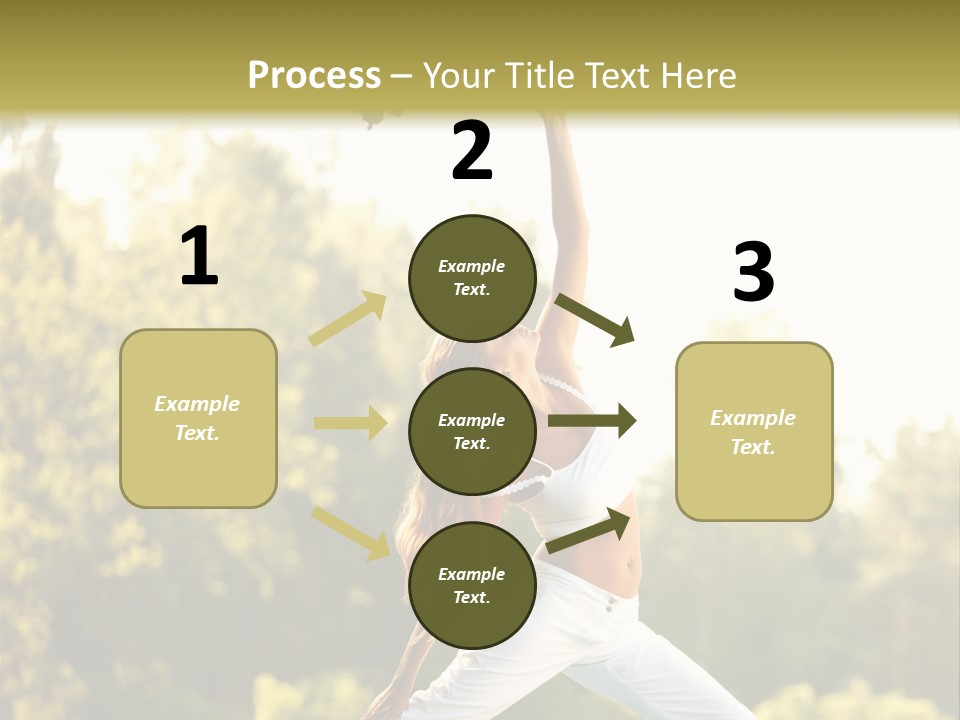 Young Girl Serene PowerPoint Template