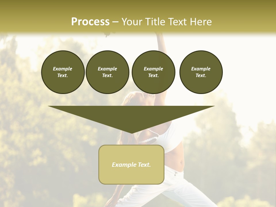 Young Girl Serene PowerPoint Template