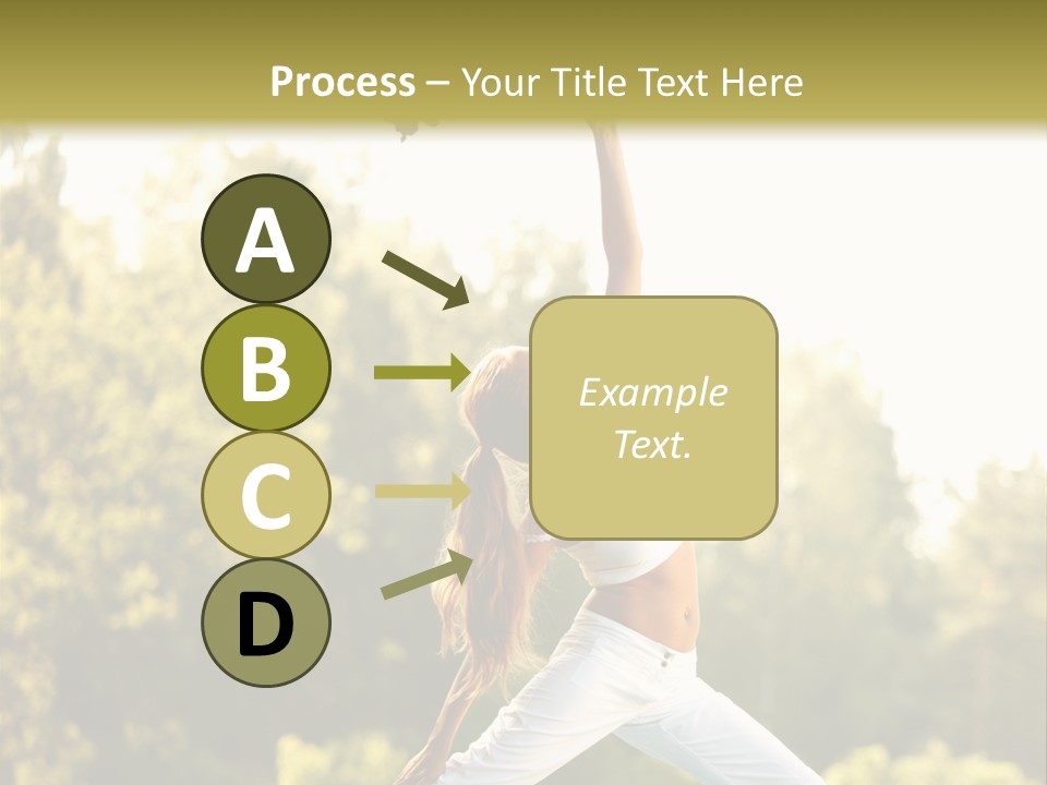 Young Girl Serene PowerPoint Template