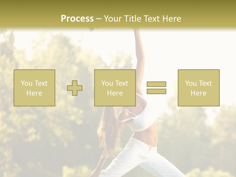 Young Girl Serene PowerPoint Template