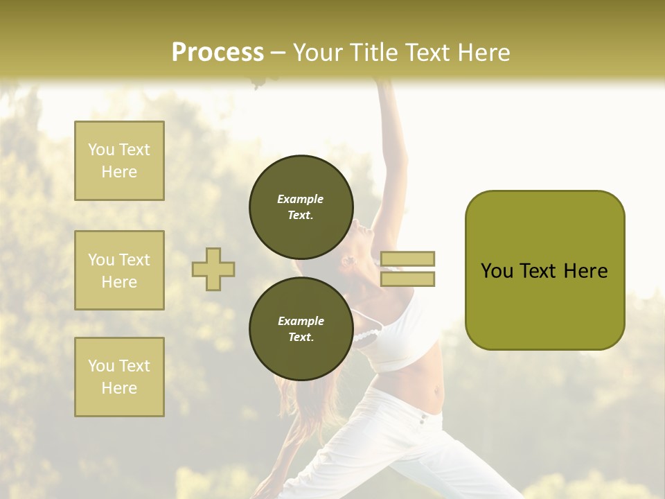 Young Girl Serene PowerPoint Template