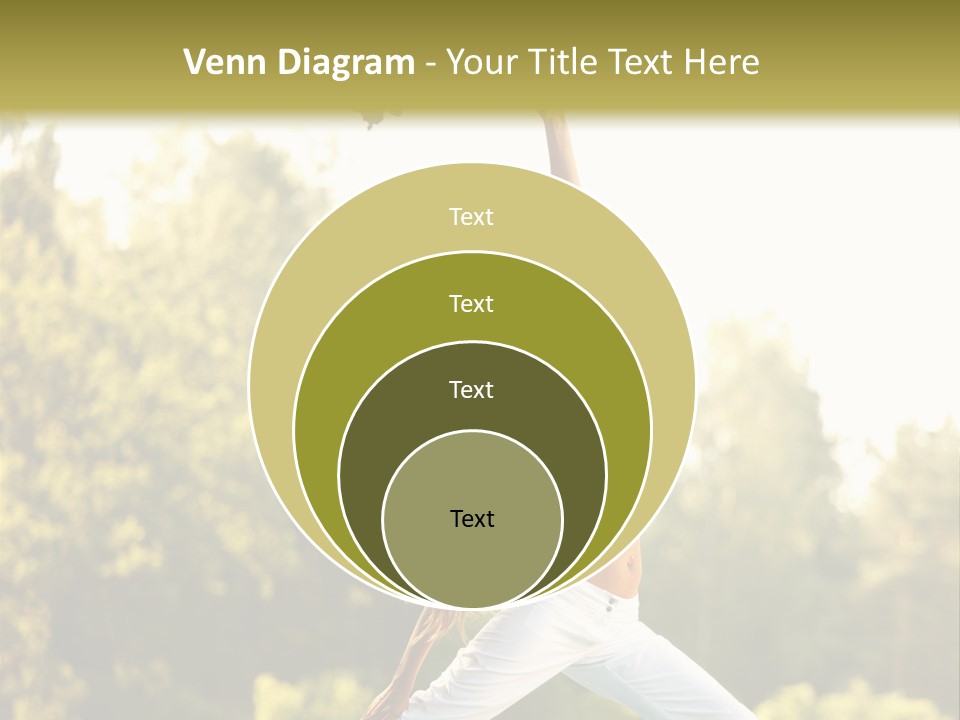 Young Girl Serene PowerPoint Template