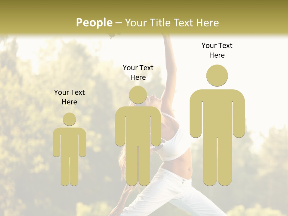 Young Girl Serene PowerPoint Template