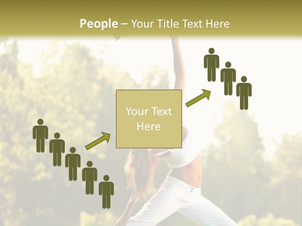 Young Girl Serene PowerPoint Template