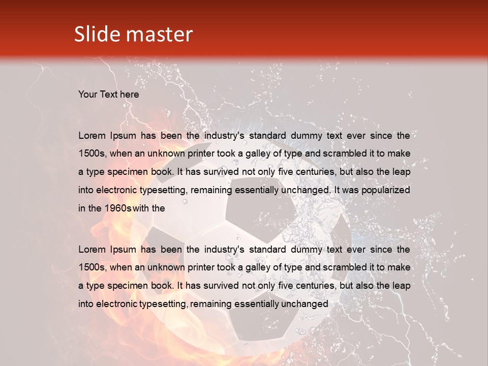 Powerful Male Word PowerPoint Template