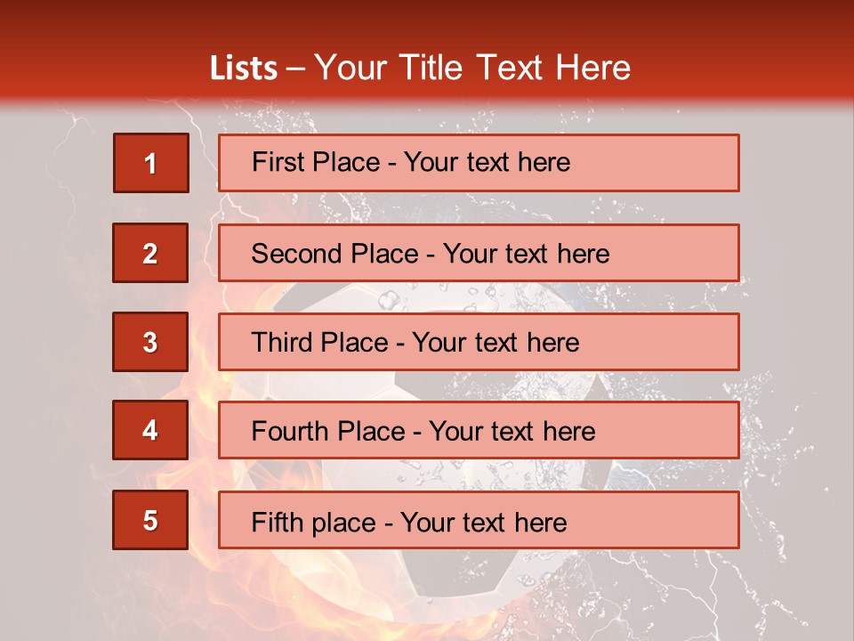 Powerful Male Word PowerPoint Template