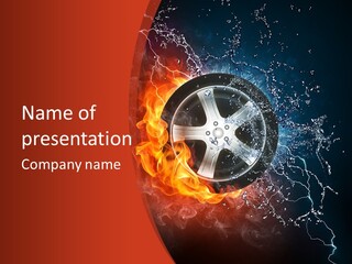 Igniting Object Fire PowerPoint Template