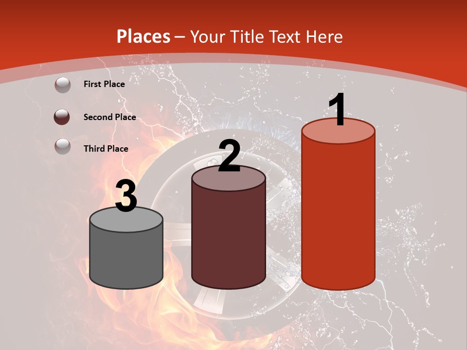 Igniting Object Fire PowerPoint Template