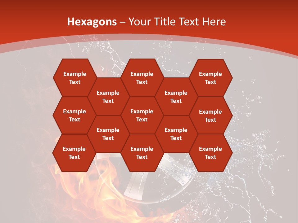 Igniting Object Fire PowerPoint Template