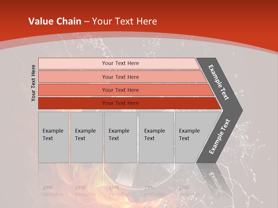Igniting Object Fire PowerPoint Template
