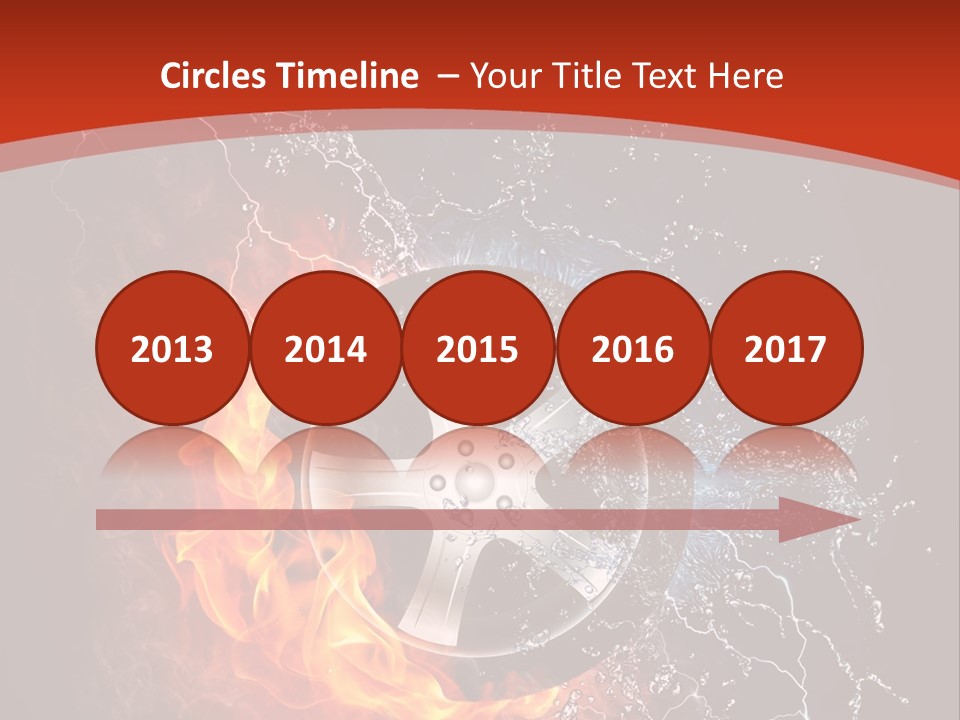Igniting Object Fire PowerPoint Template