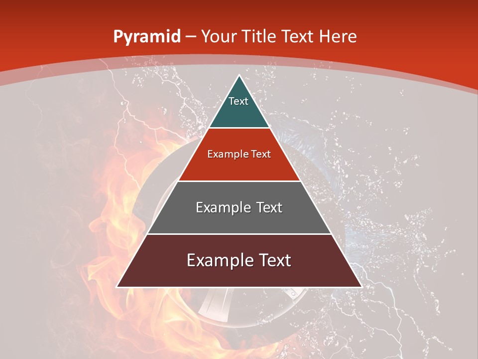 Igniting Object Fire PowerPoint Template