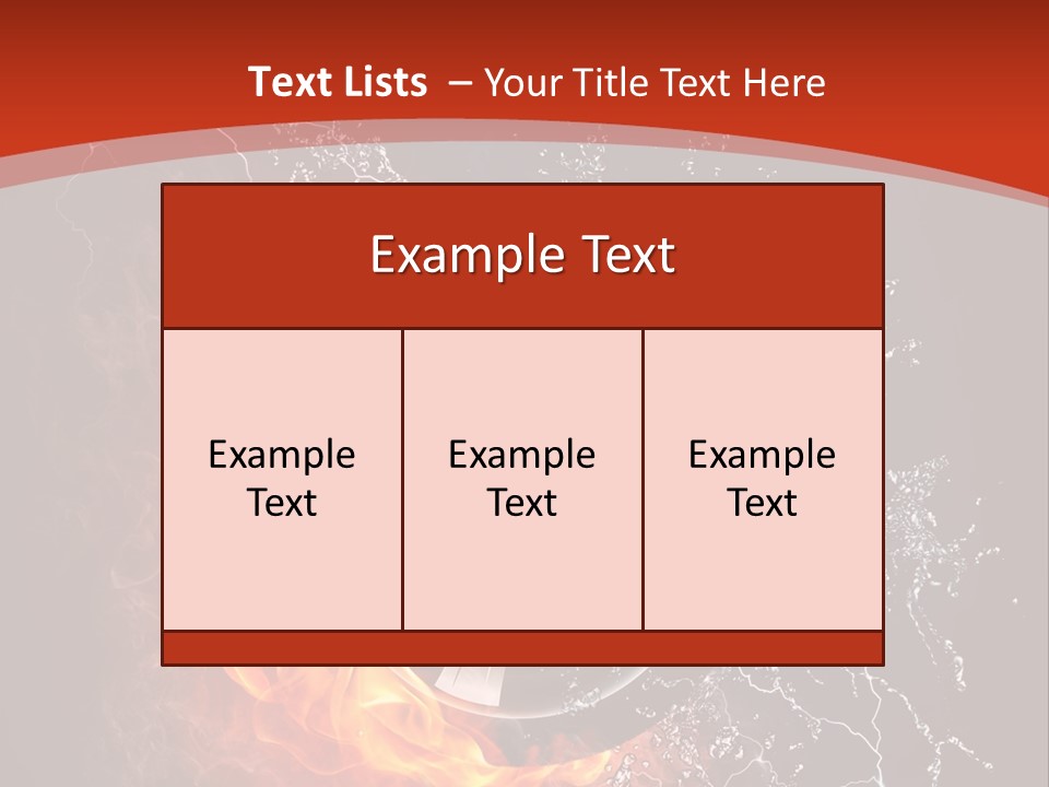 Igniting Object Fire PowerPoint Template