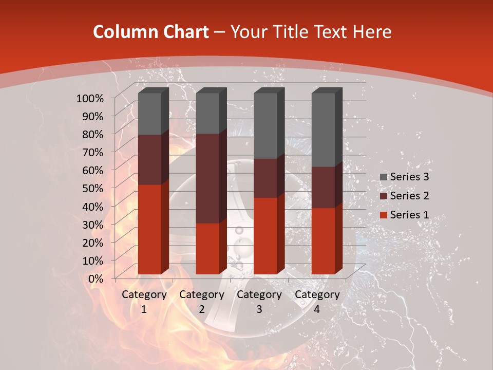 Igniting Object Fire PowerPoint Template