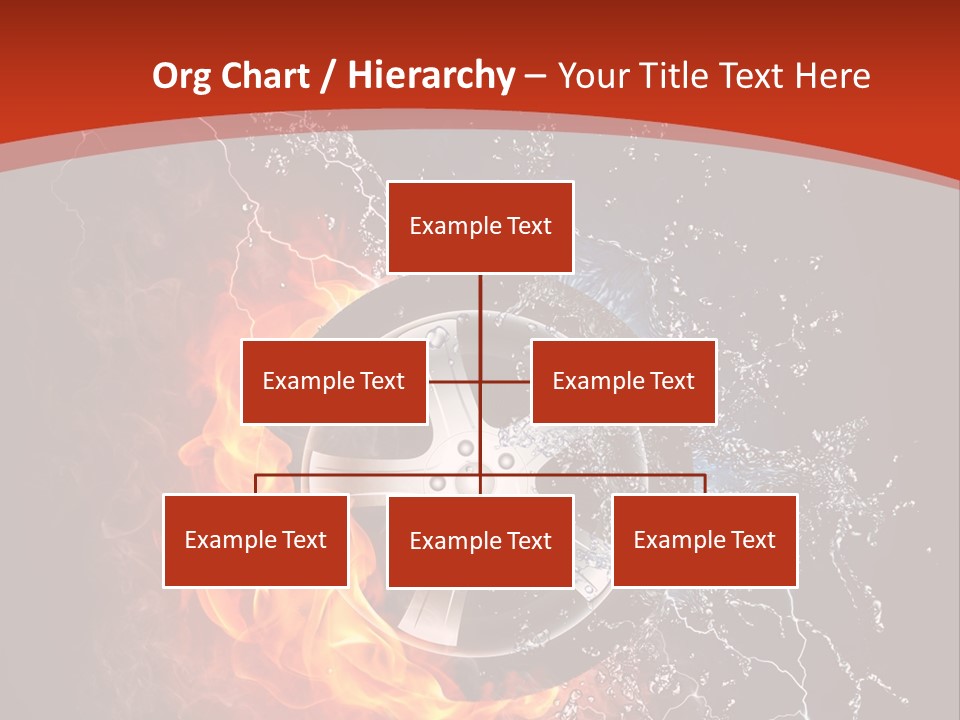 Igniting Object Fire PowerPoint Template