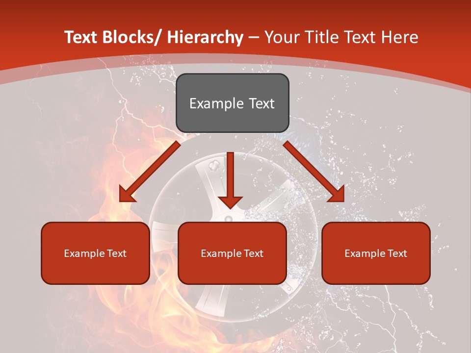 Igniting Object Fire PowerPoint Template