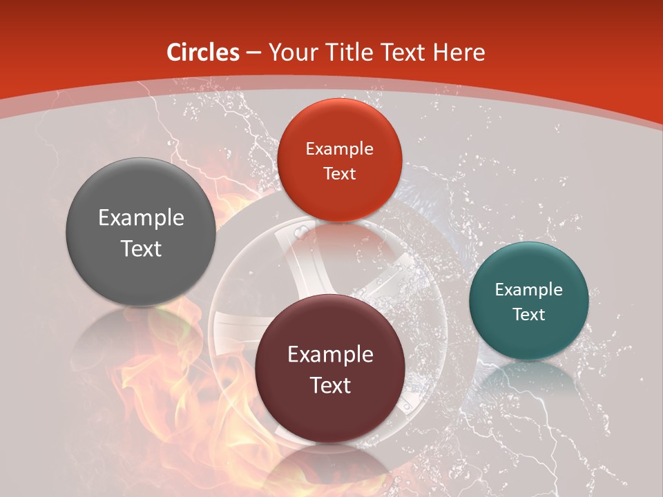 Igniting Object Fire PowerPoint Template