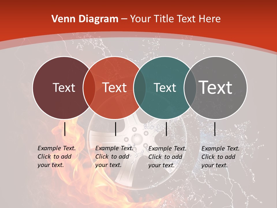Igniting Object Fire PowerPoint Template