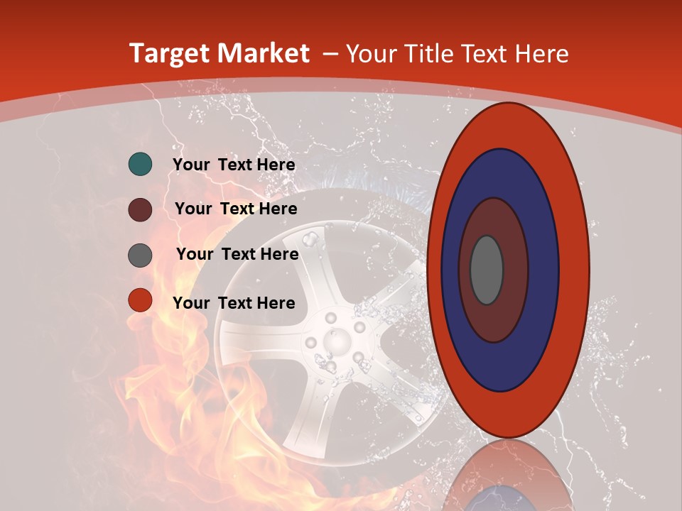 Igniting Object Fire PowerPoint Template