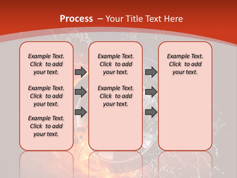 Igniting Object Fire PowerPoint Template