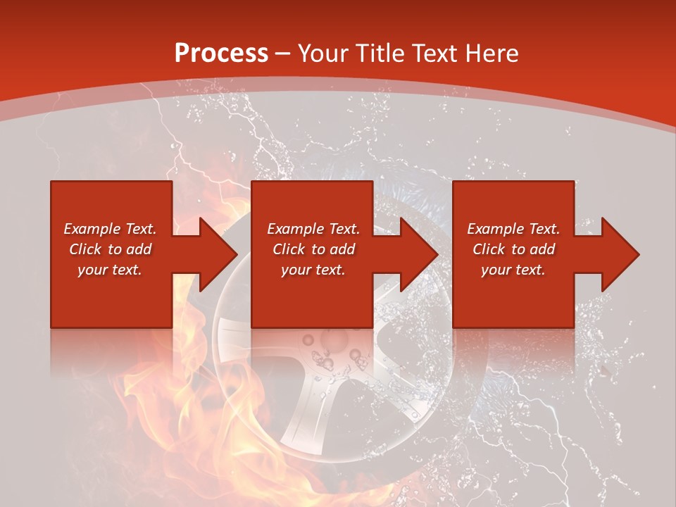 Igniting Object Fire PowerPoint Template