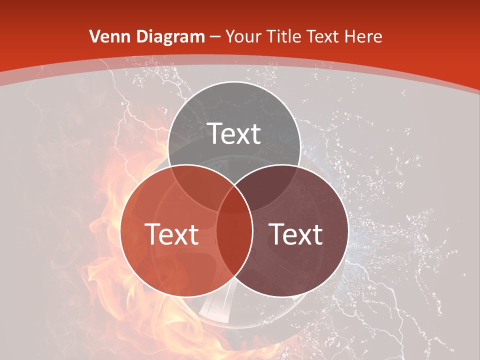 Igniting Object Fire PowerPoint Template
