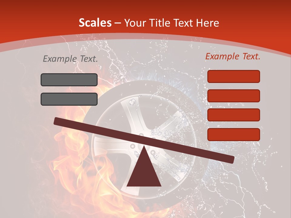 Igniting Object Fire PowerPoint Template