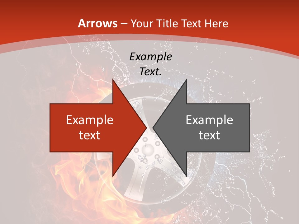 Igniting Object Fire PowerPoint Template